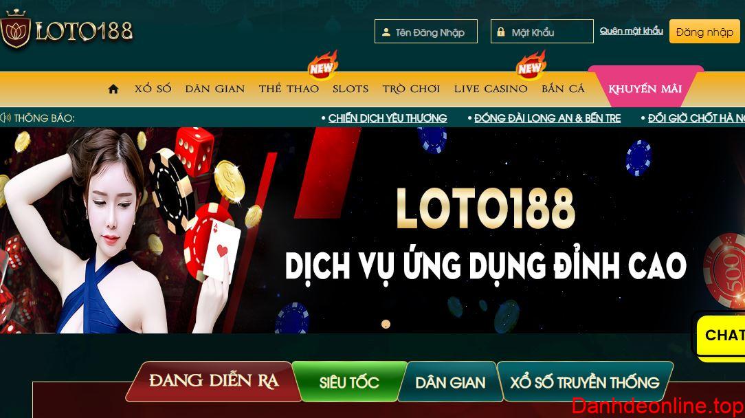 giao diện loto188