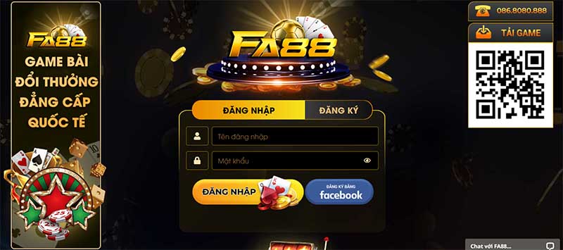 Cổng game bài uy tín FA88