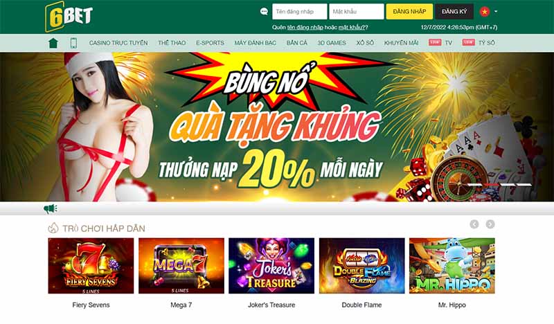 Cổng game quốc tế 6Bet