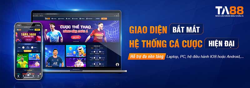 Giao diện TA88 sang trọng