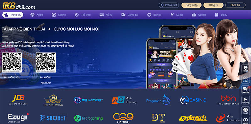 Tải app cá cược DK8