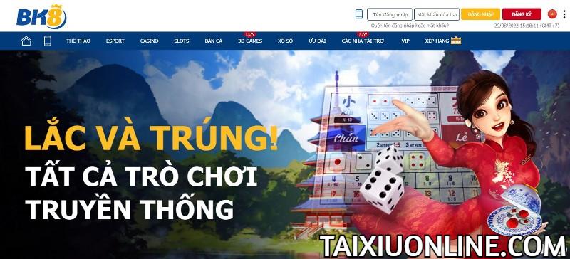 Bk8 chơi tài xỉu trực tuyến uy tín không ?