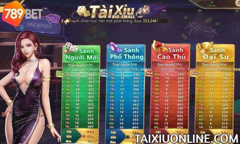 Chơi tài xỉu online tại 789bet có bip không ?