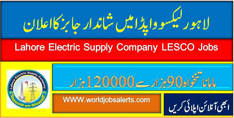 Lahore Electric Supply Company LESCO Jobs