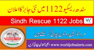 Sindh Rescue Job 1122